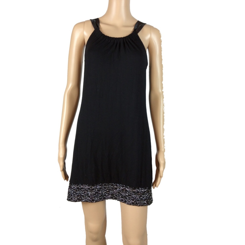 EUC Express little black shift dress